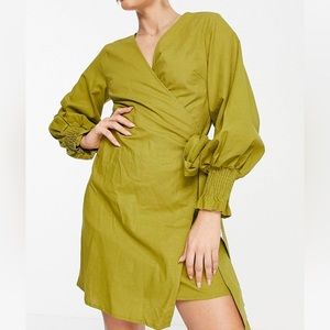 Mini shirt dress.